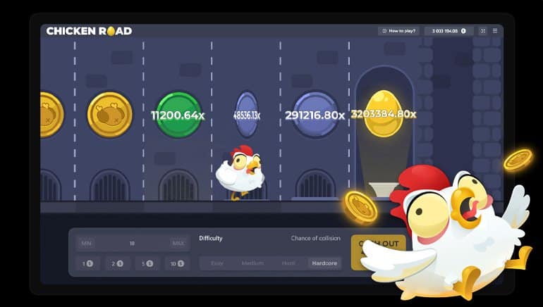 Jeux chicken road - Découvrez le Foyer de Jeu Exhilarant du Road du Poulet en Ligne